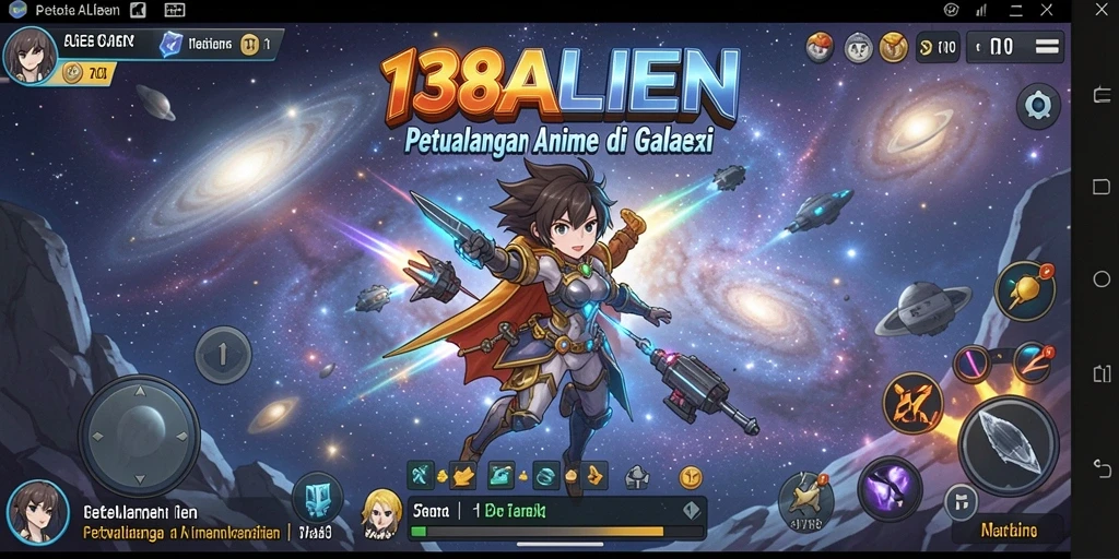 Screenshot utama 138ALIEN menampilkan pertarungan dinamis dan karakter anime.