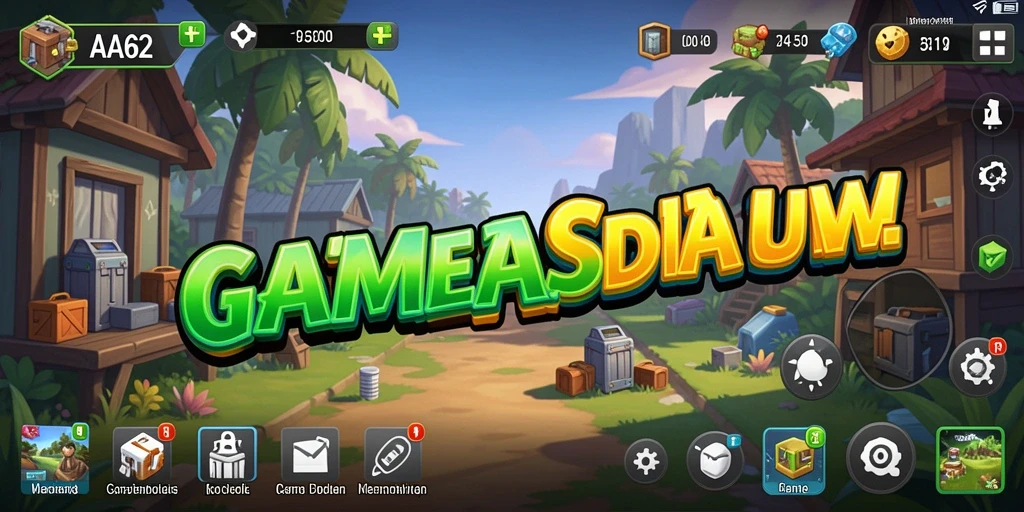 Tampilan gameplay menarik dari AA62 yang mengasyikkan.