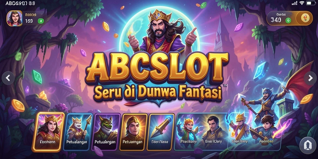 Screenshot gameplay ABCSLOT yang menunjukkan aksi petualangan seru.