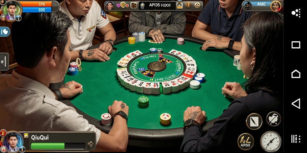 Tampilan gameplay menantang di API36 QiuQiu.