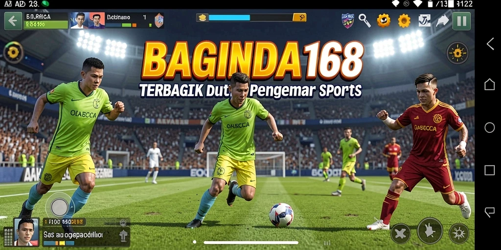 Screenshot utama dari gameplay BAGINDA168 yang menggambarkan pertandingan seru.