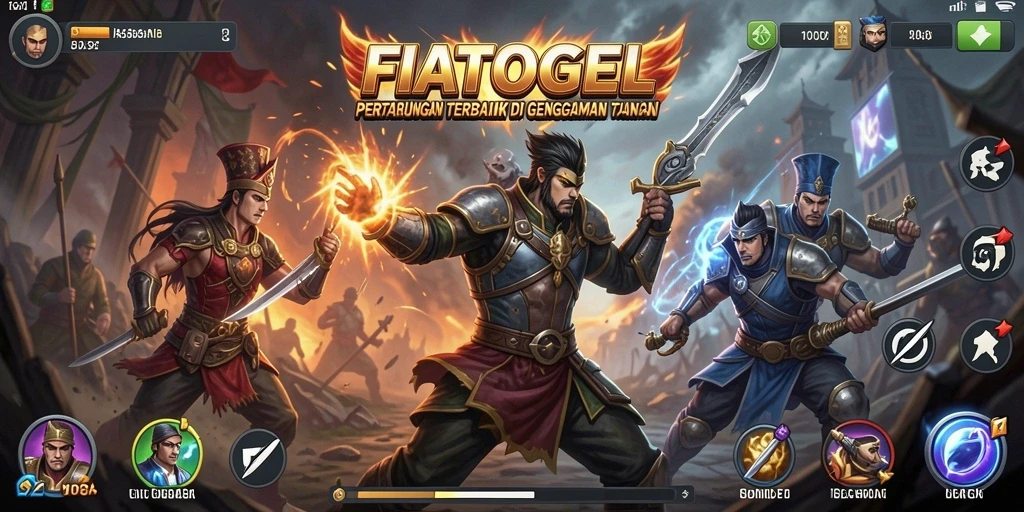 Tampilan seru dari pertarungan langsung di FIATOGEL.