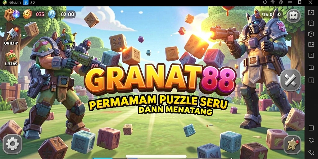Screenshot gameplay GRANAT88 dengan tantangan Puzzle yang menarik.