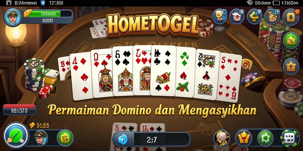 Tampilan gameplay seru dalam HOMETOGEL dengan grafis yang menarik.