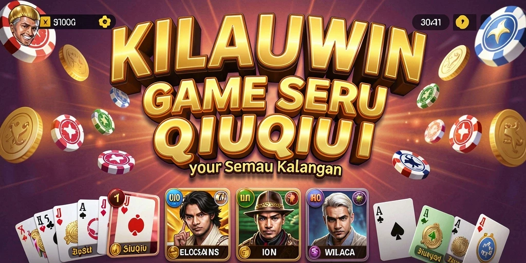 Screenshot gameplay QiuQiu KILAUWIN yang menampilkan keseruan kompetisi.