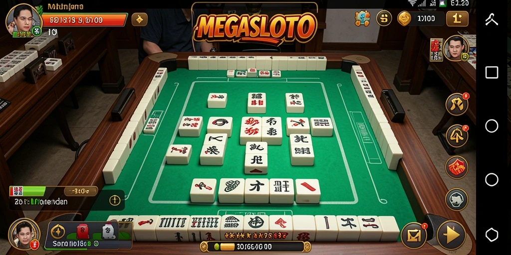 Tampilan gameplay seru dalam MEGASLOTO yang menantang.