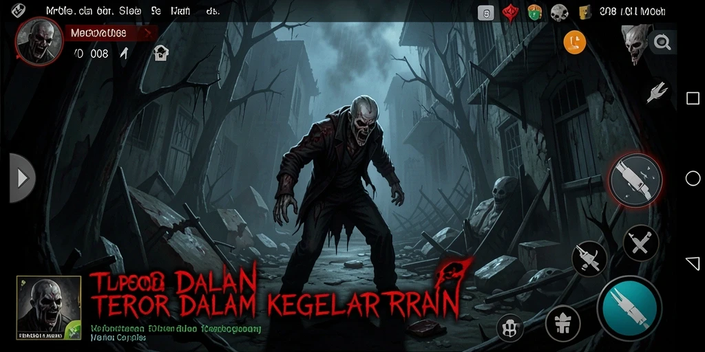 Tampilan gameplay MPO08 yang menegangkan dan menyeramkan.
