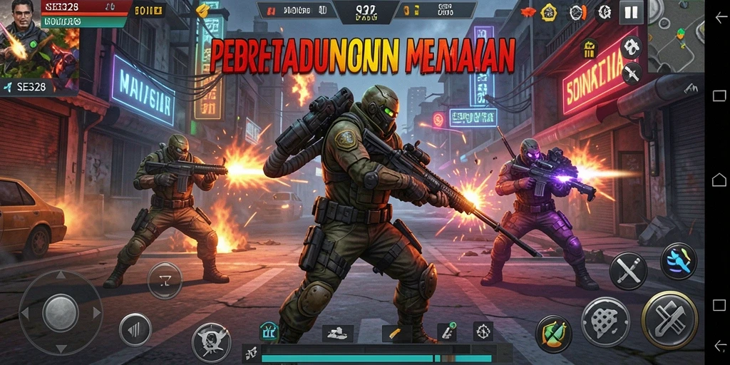 Tampilan gameplay SE328 yang menampilkan pertarungan seru dan strategis.