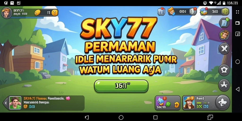 Screenshot gameplay SKY77 menampilkan pengalaman Idle yang menyenangkan.