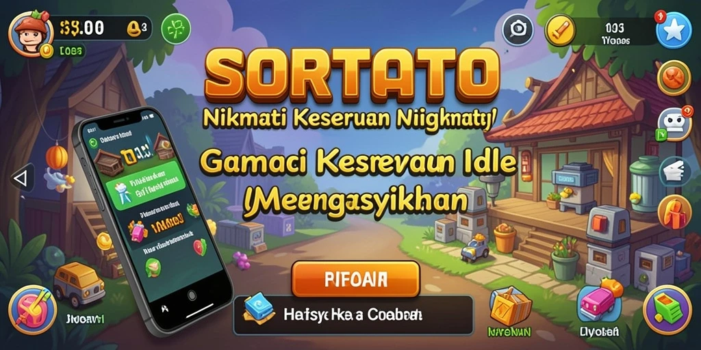 Tampilan gameplay SORTOTO yang menarik dan mengasyikkan.