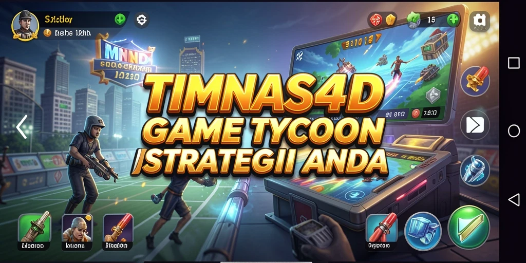 Screenshot gameplay TIMNAS4D yang menunjukkan strategi dan manajemen tim.